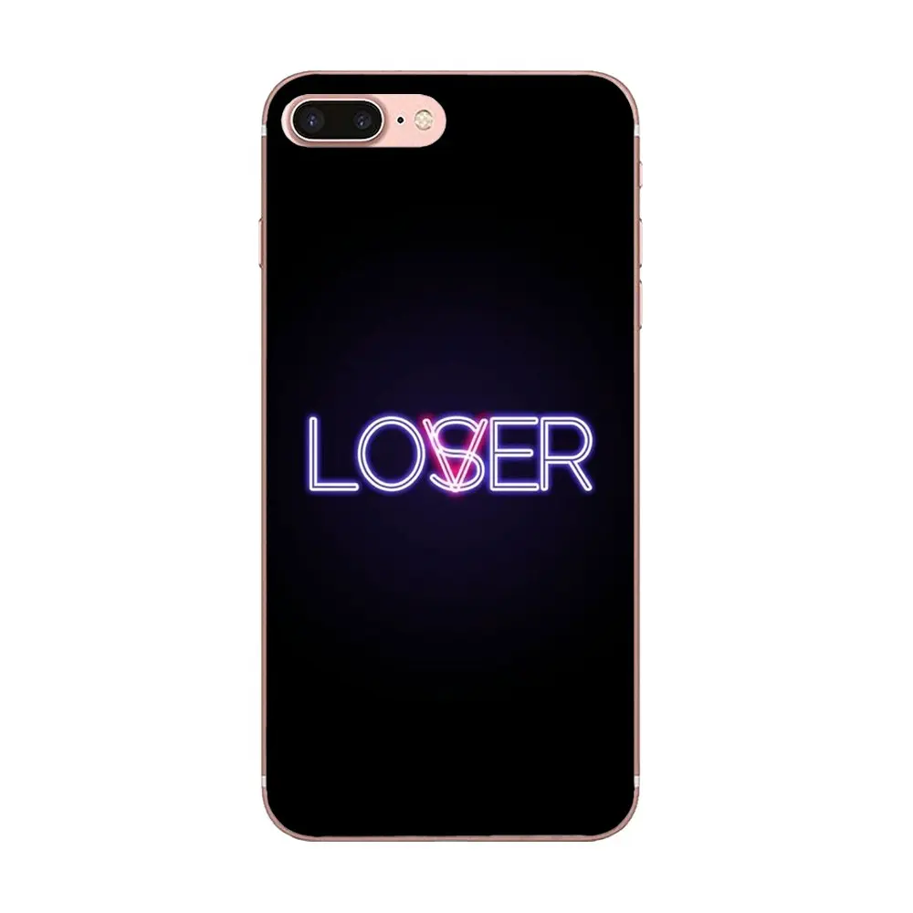 Черный фон флуоресцентный неоновый шрифт для Huawei Honor 4C 5A 5C 5X 6 6C 6A 6X 7 7X 8 9 V8 V10 Y3II Y5II