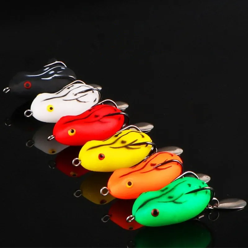 Приманка Ufishing Rabbit Frog 10 шт./лот Спиннер силиконовая наживка 7 г мягкие рыболовные