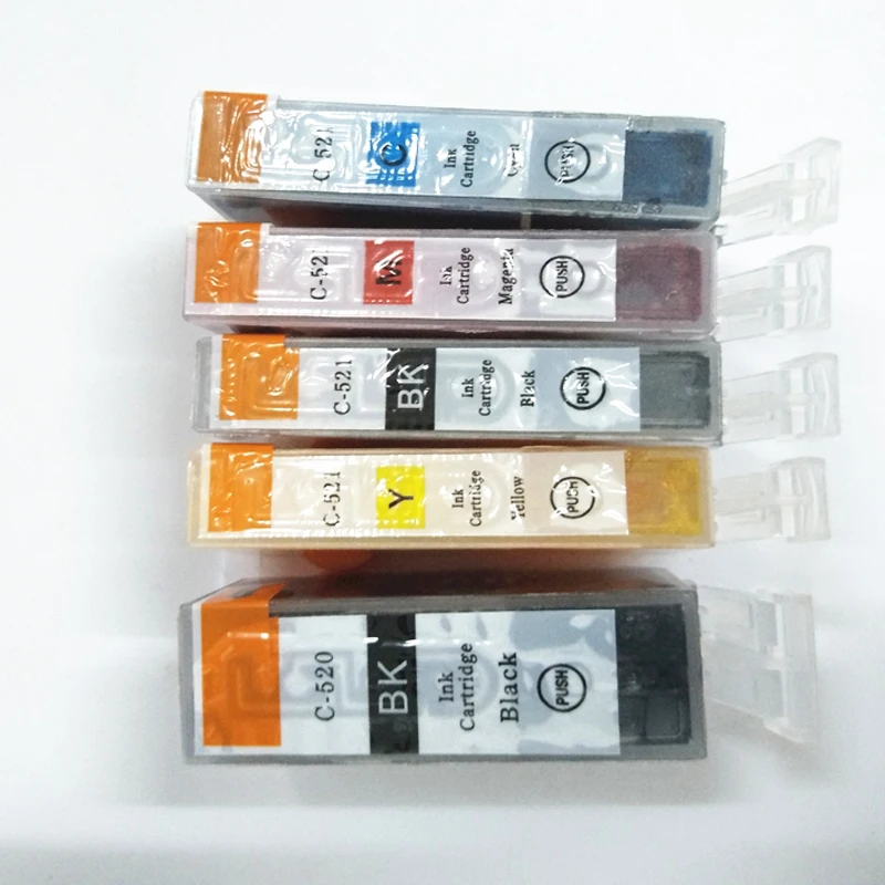 

Vilaxh PGI-520 CLI-521 compatible ink cartridge For canon PIXMA MP540 MP550 MP560 MP620 MP630 MP640 iP3600 ip4600 ip4700 printer