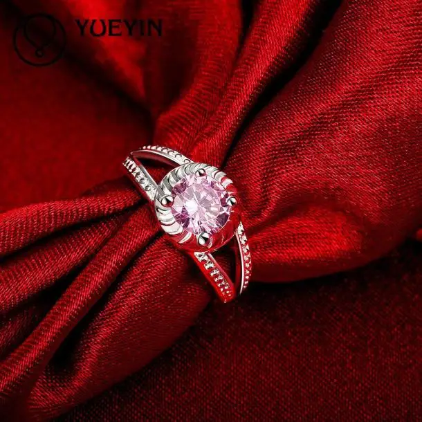 Женское серебряное кольцо с фианитом обручальное Размеры 7 8|brand rings for women|rings womenring