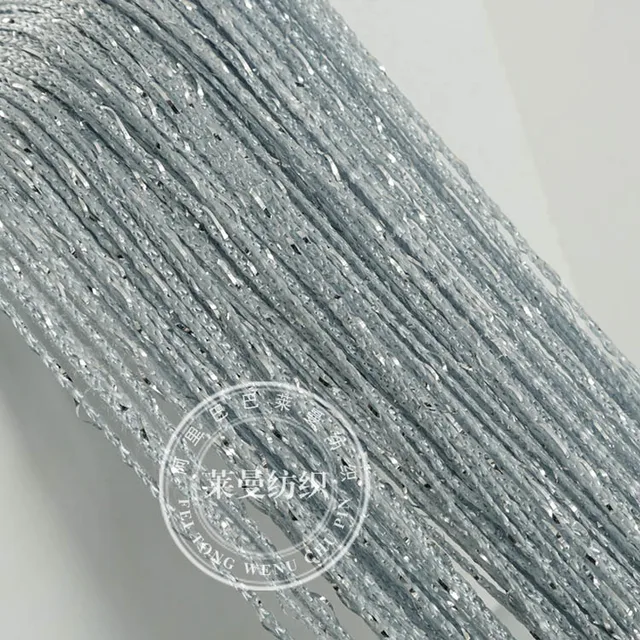 Home Glitter Window Curtains Thread Curtains String Tassel Bead