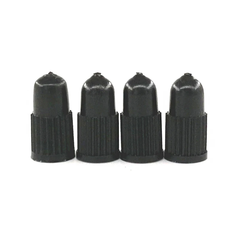 1000pcs Black Plastic Presta Tire Valve Stem Caps Tyre Valve Dust