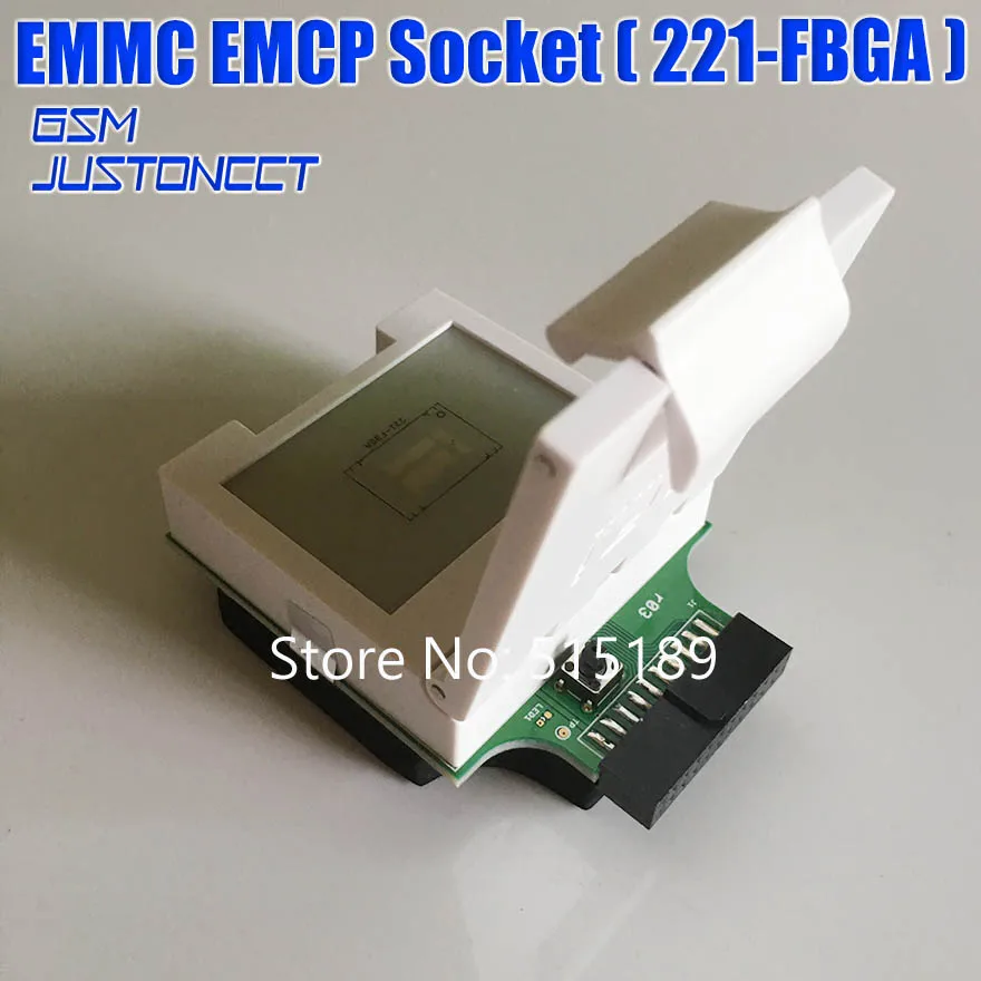 EMMC / EMCP разъем (221 FBGA 254 FBGA) BGA 221 тестовый адаптер для UFI бокса/ufi коробки|Детали