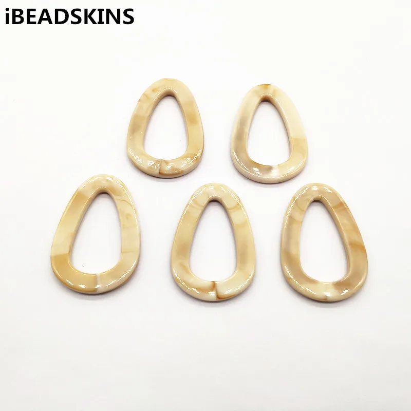 

New arrival!47x32mm 140pcs Acrylic Marble texture effect oval-shape for earrings/Earring parts/jewelry findings Accessories