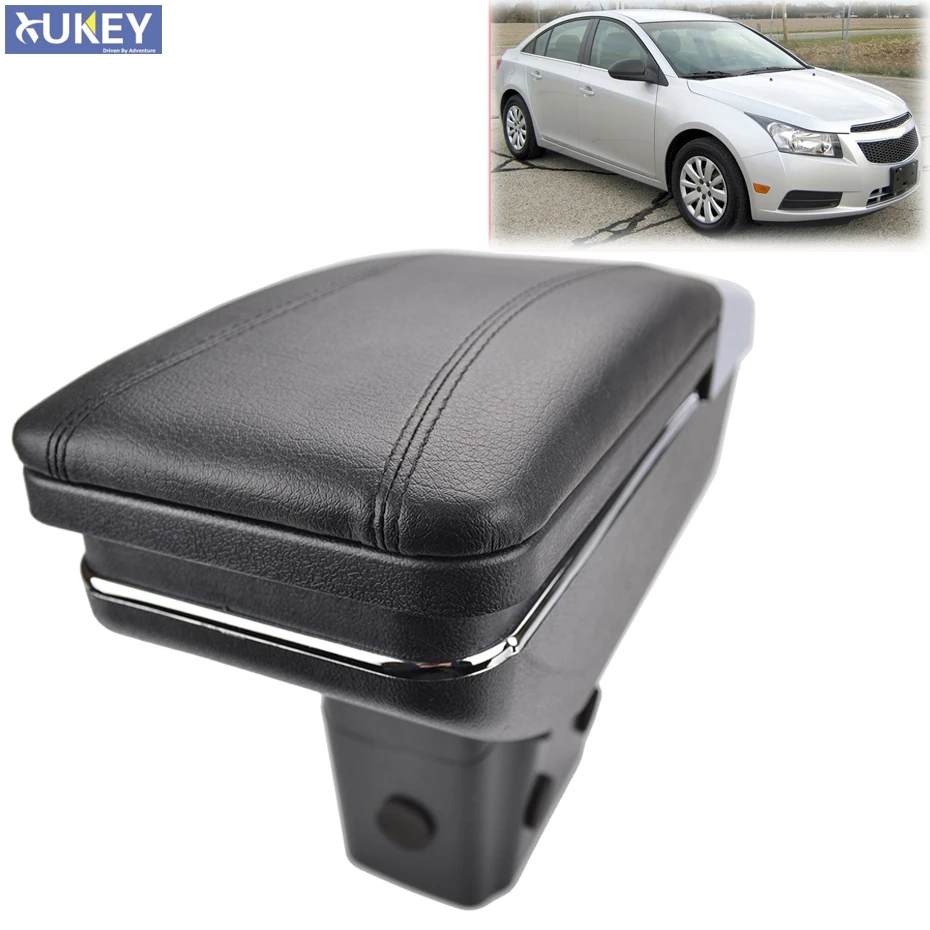 

For Chevrolet Cruze / Holden Cruze 2009-2015 Center Centre Console Storage Box Armrest Arm Rest Rotatable 2010 - 2013 2014 2015