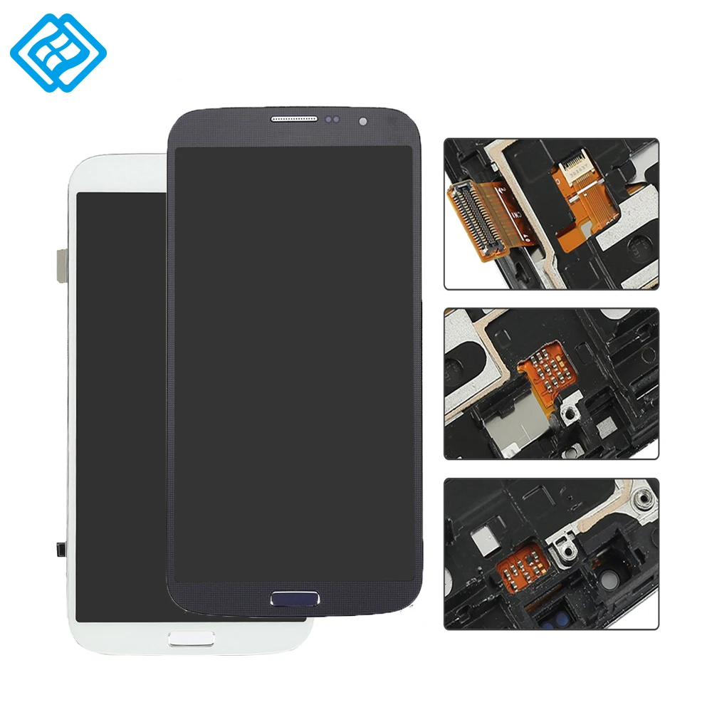 cellphone scree  mega 6,3 pantalla For SAMSUNG i9200 i9205 i9208 LCD pantalla digitalizador para GALAXY Mega   6,3 pantalla lcd