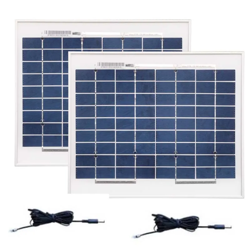 

Solar Panel Set 20W Solar Energy Board 12v 10w 2Pcs Solar Charger For Car Battery Solar Home Light System LED Car Camp Caravan