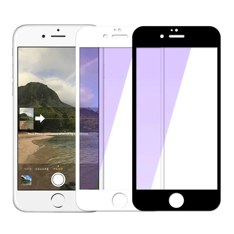 3D изогнутое закаленное стекло для iPhone X 7 8 Plus защита экрана с мягким краем высокое