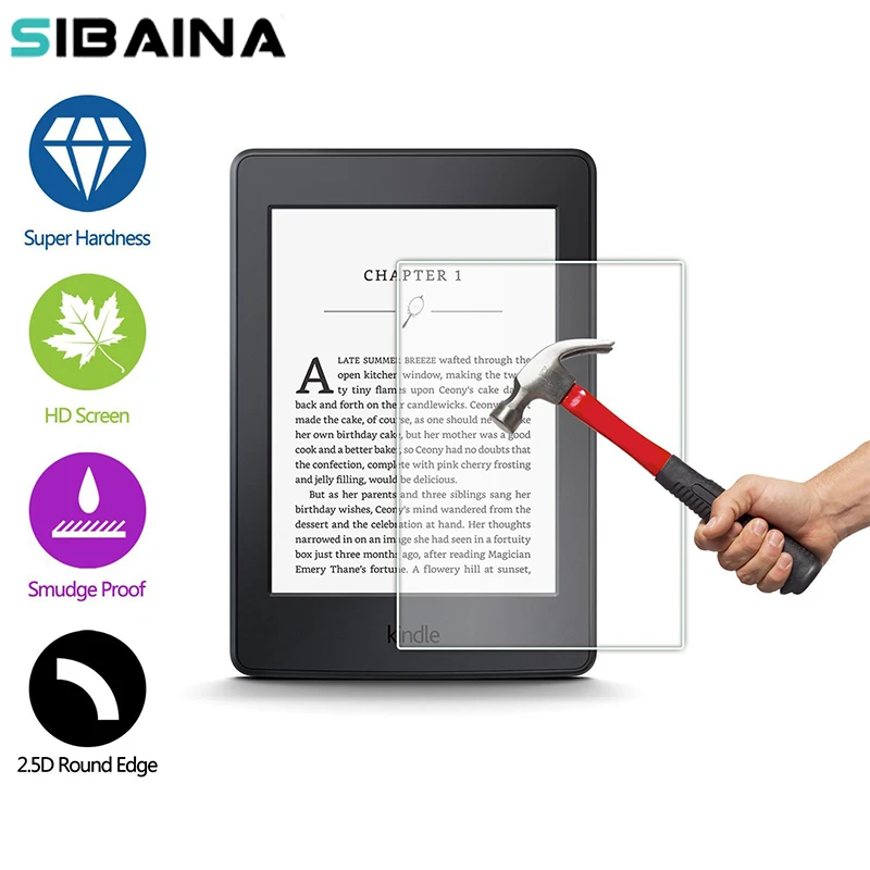 6.0 inch Paperwhite Tempered Glass Protector For Amazon Kindle