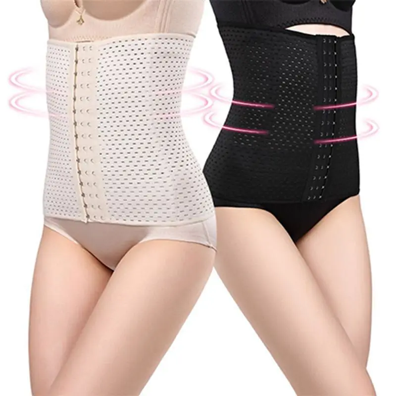 L 5XL waist trainer Air holes comfortable hollow out breathable waist