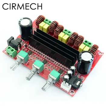 

CIRMECH TPA3116 2.1 Amplifier Board TPA3116 HIFI Digital 2.1 Subwoofer and Stereo Speaker Amplifiers DC12V-24V 50W*2+100W*1