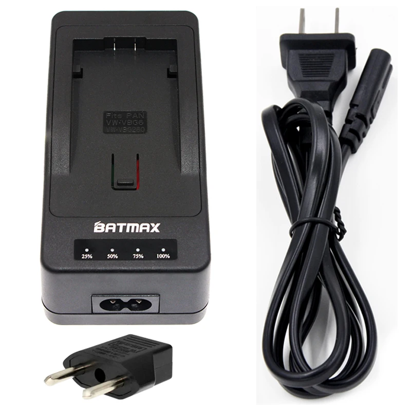 Bateria para Panasonic Rápido + 2 Inteligente Carregador Vwvbg6 Vbg6 Li-ion Bateria Filmadora Panasonic Ag-ac160a Ag-ac7 Led x Vw-vbg6 - Image 3