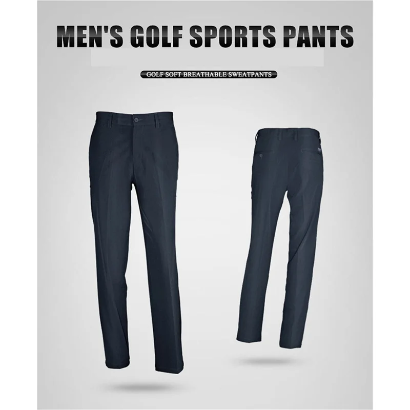 PGM уличные спортивные длинные брюки сухие быстросохнущие брюки для гольфа мужские летние тонкие Фитнес Спортивные штаны весенняя одежда для гольфа однотонные штаны - Цвет: gray