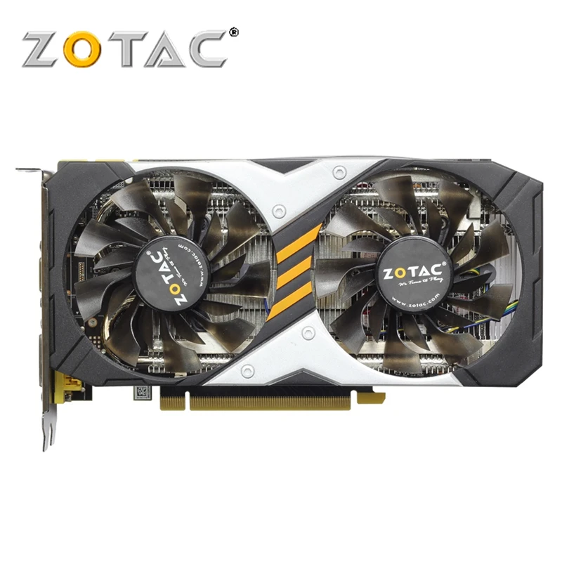 Оригинал ZOTAC видео карты GTX960-2GD5 Разрушитель HB 128Bit GDDR5 GM206 Графика карты GPU карта PCI-E GTX 960 2G GTX960 2GD5