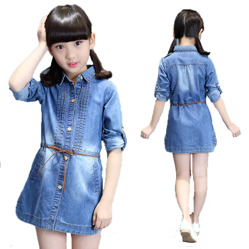 jean dresses for kids