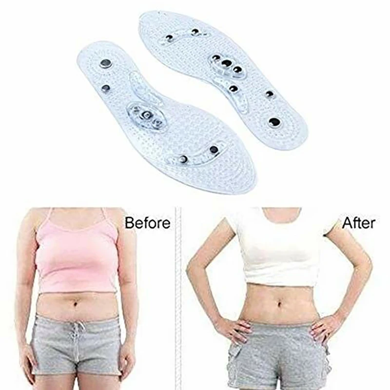 Insole Blood Circulation Therapy Silicone Insoles Transparent