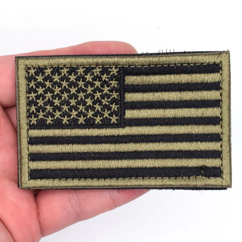

Embroidered USA US Flag Patches Army Badge Patch Tactical Military Patches US America Flag Armband United States Flag Badge