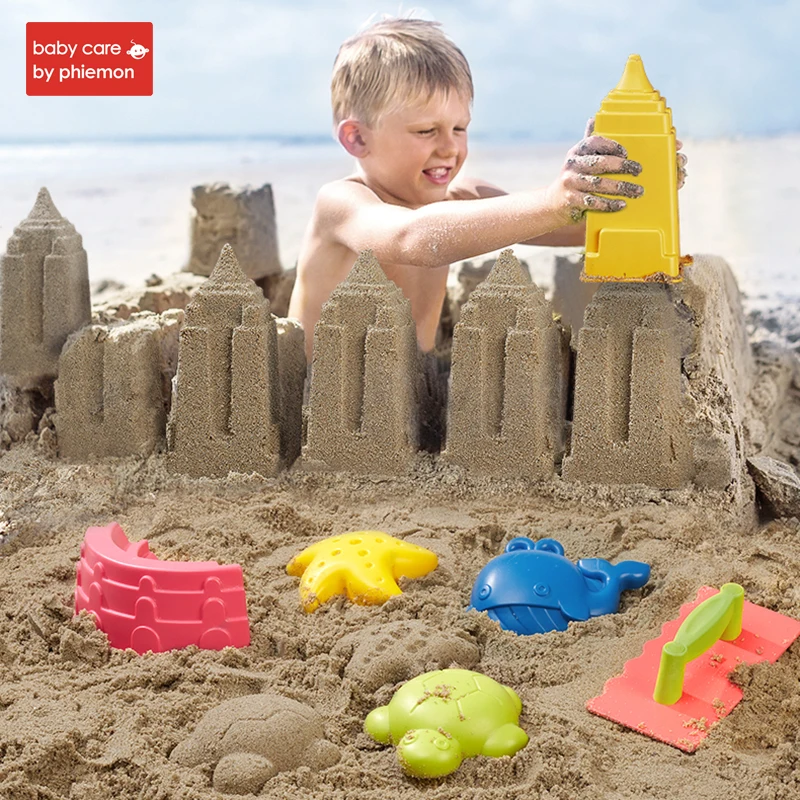 Детский пляжный Песочный набор игрушек, летний Приморский ковш, лопаты, грабли, песочные часы, набор, детский уличный Забавный краб, формочка черепаха инструменты для копания