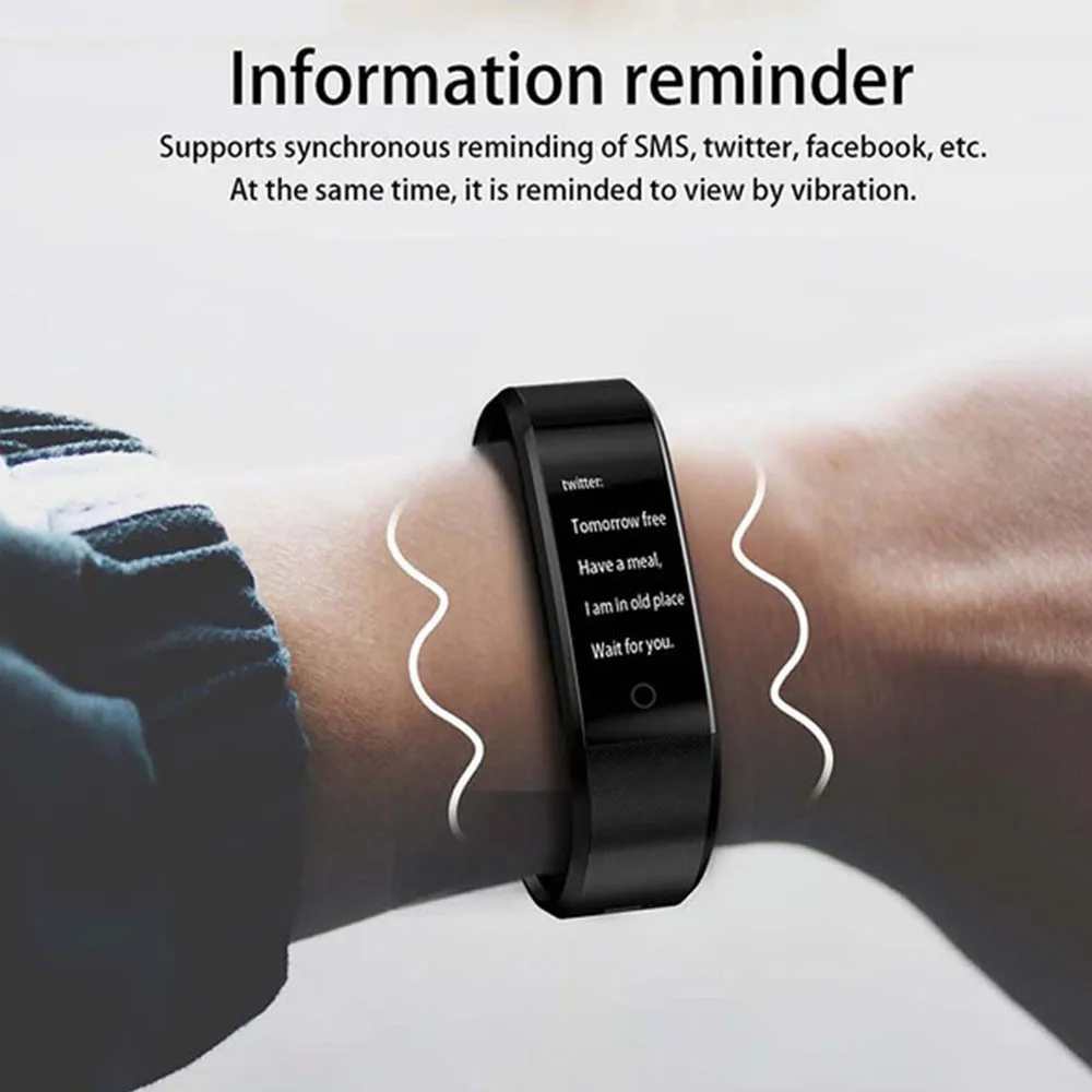 New-115-Plus-Waterproof-Smart-Bracelet-Sport-Smart-Watch-Heart-Rate-Fitness-Tracker-Smart-Wristbands-For
