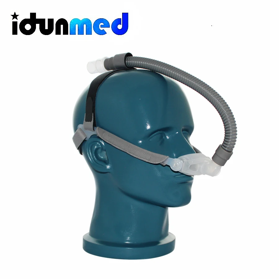 BMC CPAP Nasal Pillow Mask With 3 Size Cushions Adjustable