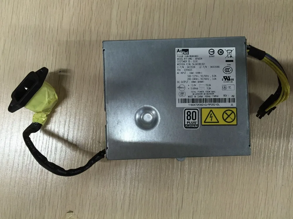 

original PS-2181 APA004 HKf1802-3A 180W power supply 03T9023 54Y8893 100% test work good new
