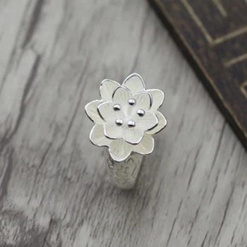 

100% Pure 925 Sterling Silver Jewelry Rings Nail Adjust Punk Mens Signet Ring For Women Special Gift 0030