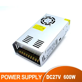 

Single Output Switching power supply DC27V 22.2A 600W LED power Driver transformer 220v 110v AC to DC 27V for cctv led light CNC