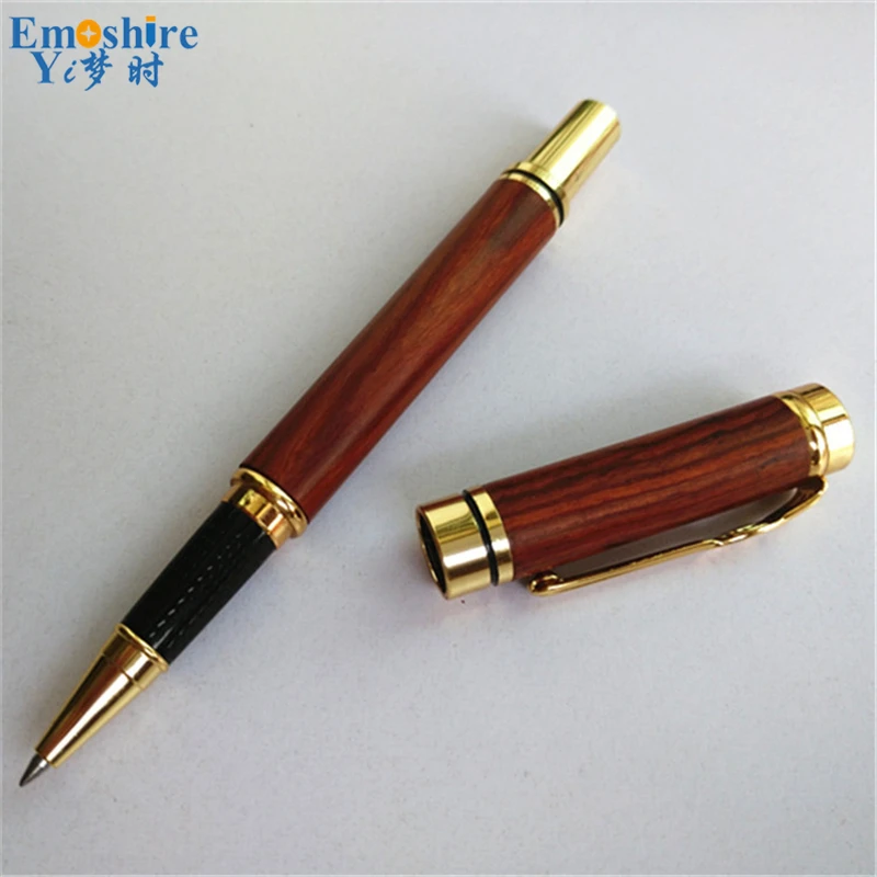 Emoshire High - grade red sandalwood signature pen new boutique creative pearl pen spot wholesale (2)