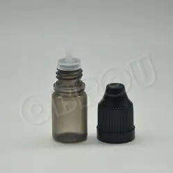 Бесплатная доставка 5 мл Косметика образец бутылки черный/Abmer pe пластиковые бутылки капельницы 1000 шт./лот