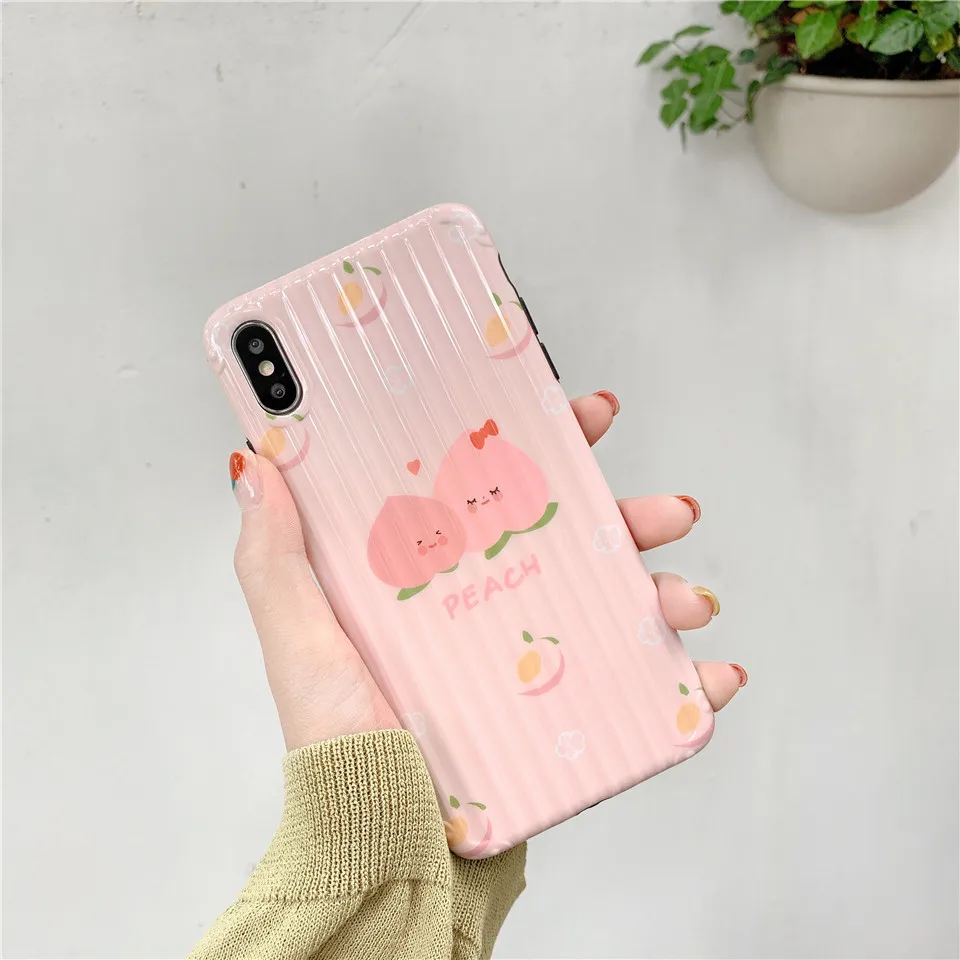 Чехол для мобильного телефона в фруктовом стиле чехлы Apple IPhone X XR XS MAX 6s 8 plus 6 7