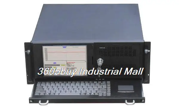 

4u one piece machine industrial computer case lcd calendar 2 optical drive bit