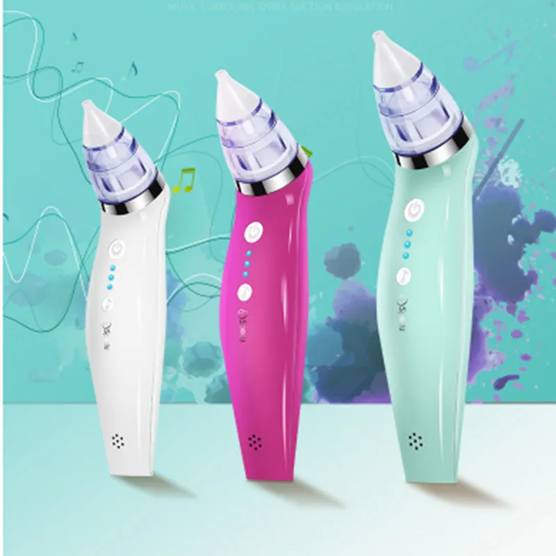 

Baby Nasal Aspirator Electric Nose Cleaner Sniffling Equipment Detachable 3 level adjustable Music Nose Tips Oral Sucker for Chi