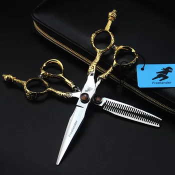 

6INCH Professional Hairdressing Scissors Hair Cutting and Thinning Scissors Barber Shears