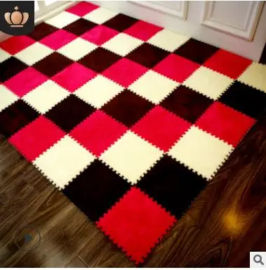 

Stitching carpet floor mat door mat EVA foam bedroom living room crawling mat tatami puzzle floor mat plush-17
