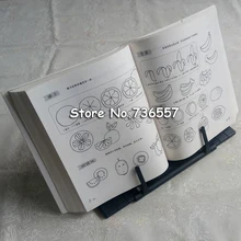 Портативная регулируемая стальная Книга Держатель для документов рамка настольная подставка для книг Подставка для книг