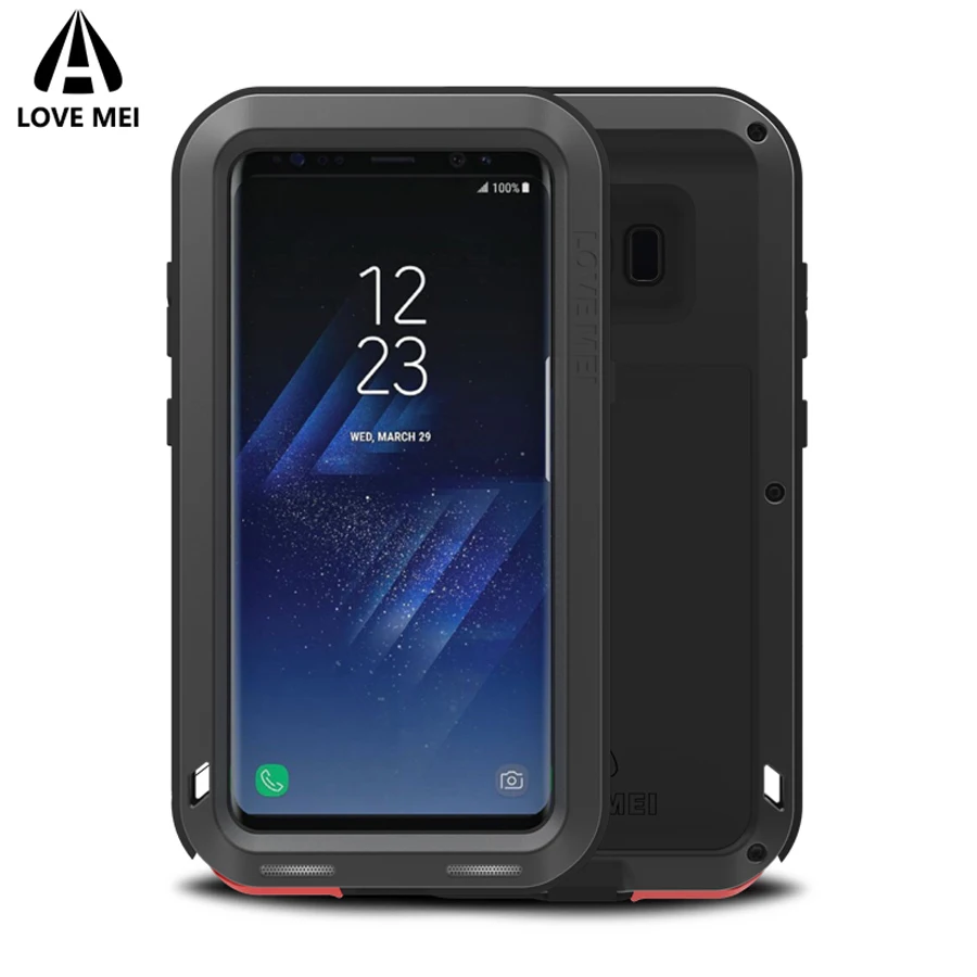 

Love Mei For Galaxy S8 Plus Metal Armor Shockproof Case For Samsung Galaxy S8 S8 Plus Aluminum Cover For Samsung S8/S8Plus Coque