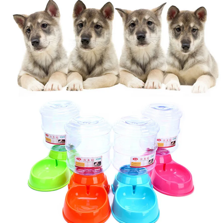 

D3 2017 New 3.5L Pet Dog Cat Automatic Water Dispenser Device Bottle Dish Purchasing aug15