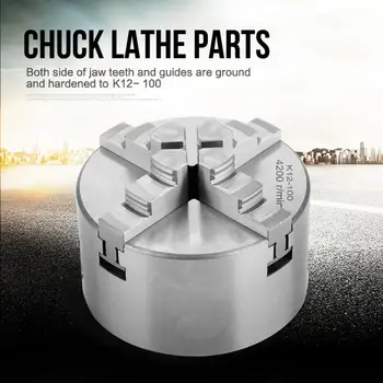 

4 Jaw Lathe Chuck Metal Self-Centering Collet Chuck K12-100 Lathe Chuck With Jaw Turning Machine Accessories