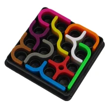 Creative 24 Levels Logical Reasoning Puzzle Creative Crazy Curves Brain Teaser Logic Puzzle Game Funny Educational Funny Toys