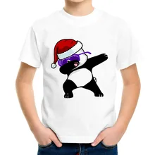 Joyonly/ г. Летние детские футболки с объемным изображением единорога, забавных животных, панды Одежда для мальчиков и девочек футболка Топы для маленьких детей, крутые футболки