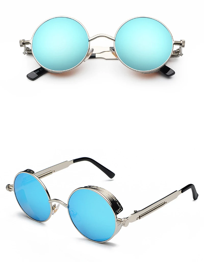 retro steampunk round sunglasses (2)