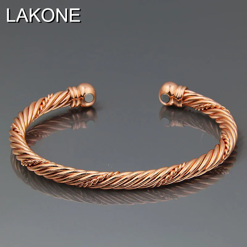 Buy LAKONE Fashion Jewelry Pure Copper Rose Gold Color