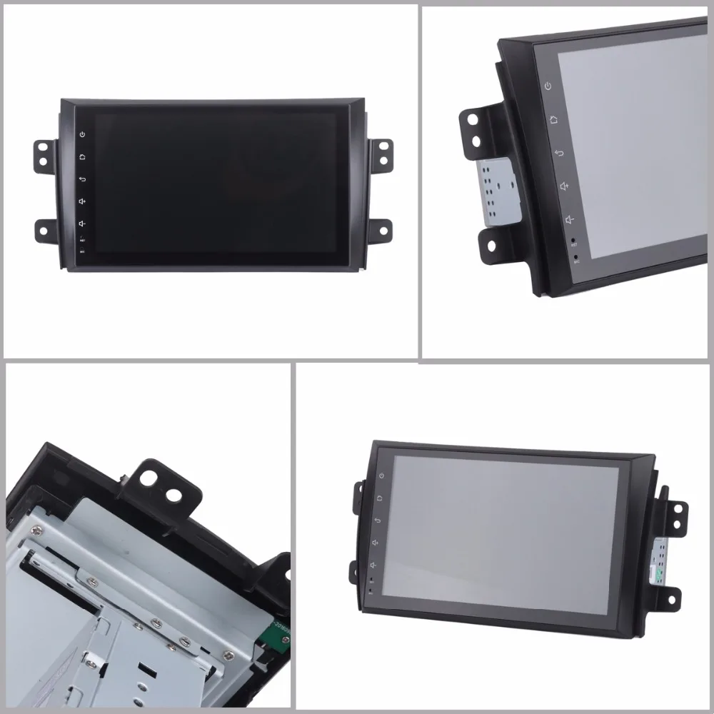 Top 9" Android 7.1 Car GPS For Suzuki SX4 2006 - 2011 Car radio 2 din multimedia Player 2Gb Ram+16Gb Rom Quad core 64bit  HDMI 5