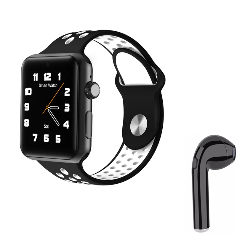 Умные часы с Bluetooth для apple watch, умные часы для мужчин, смартфон DM09 IWO 1:1 reloj inteligente hombre для дропшиппинга - Цвет: black add earphone