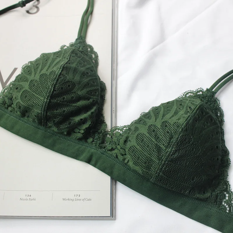 Новое сексуальное французское нижнее белье Bralette кружевной комплект нижнего