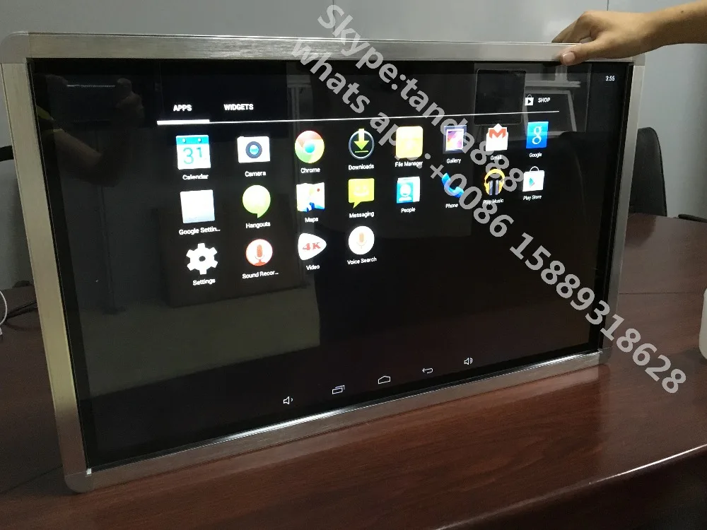 USENDA 22"wall mount PC inbuilt Intel core I3 cpu touch screen lcd