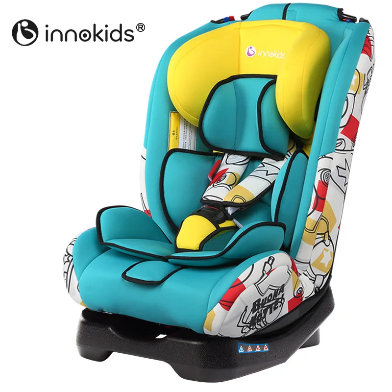 Innokids детское сиденье для безопасности автомобиля детское сиденье-усилитель регулируемая высота сидение и лежа пять точек безопасности жгут новорожденное автомобильное сиденье - Цвет: 04