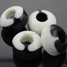 Скейтборд колеса раздвижные колеса 52x30 мм 100A 4 шт./лот черно-белые