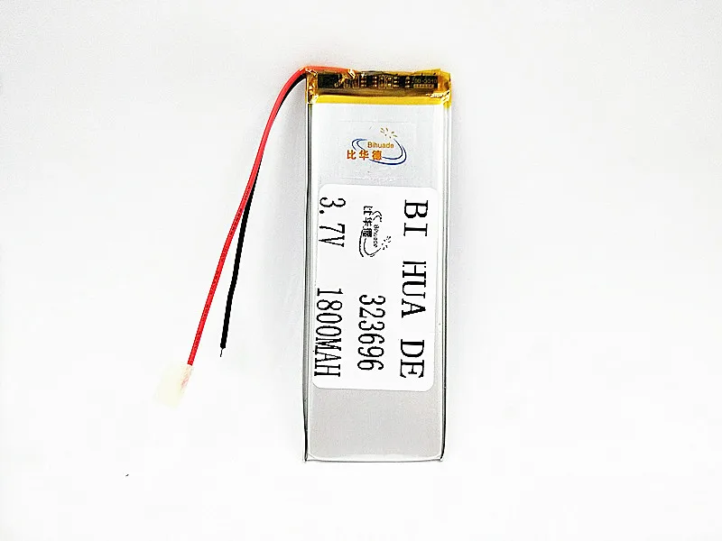 

1/2/4Pcs 3.7V 1800mAh Lithium Battery 323696 Li-Po Rechargeable Batteries With PCB For MP4 MP5 DVD GPS Camera E-book Speaker