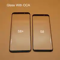 10pc/lot Replacement LCD Front Touch Screen Glass Lens With OCA Adhesive For Samsung Galaxy S8 S8 Plus S8+ Outer Glass+oca film